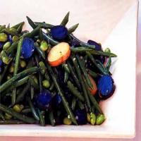 Haricot Vert, Edamame, and Purple-Potato Salad_image