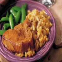 Maple Pork Chops with Pumpkin Risotto_image