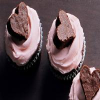 Brownie Heart Cupcakes image