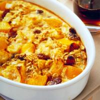 Breakfast Bread Pudding with Peaches_image