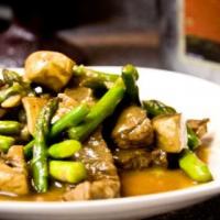 Beef and Asparagus with Oyster Sauce_image
