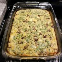 Greek Spinach and Cheese Quiche Squares_image