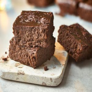 Healthy chocolate brownies_image
