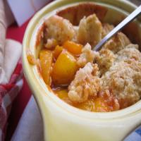 Single-Serving Vegan Peach Cobbler Recipe - (4.3/5)_image
