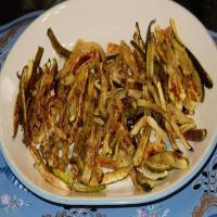 Oven Fried Zucchini Mexican Style image