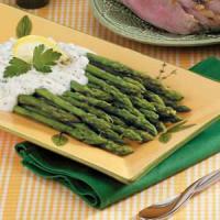 Asparagus with Cream Sauce image