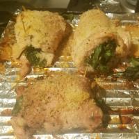 Chicken Spinach Roulade image