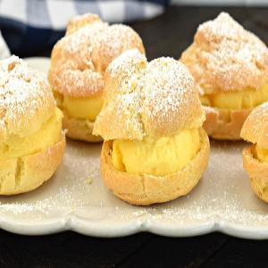 Easy Cream Puffs Recipe - Shugary Sweets_image