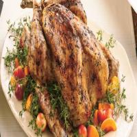 Roast Turkey with Fresh Thyme Rub and Maple Glaze_image