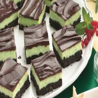 Mint Cheesecake Squares image