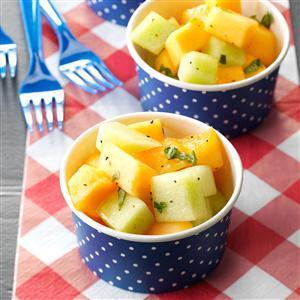 Honey-Melon Salad with Basil Recipe_image
