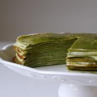 Green Tea Crepe Cake Recipe - (4.4/5) image