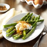 Poached Eggs with Tarragon Asparagus image