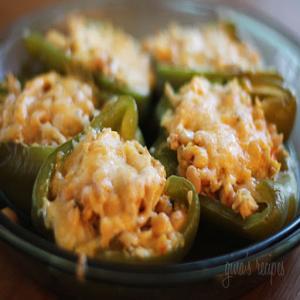 Chicken and White Bean Stuffed Peppers Recipe - (4.4/5)_image