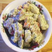 Roasted Red Pepper Potato Salad (Vegan) image