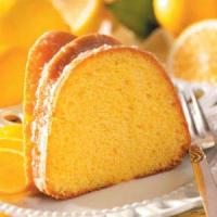 Glazed Lemon Flute Cake_image