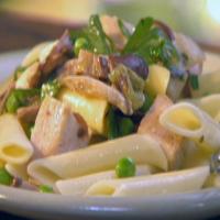 Penne with Chicken, Wild Mushrooms and Peas image