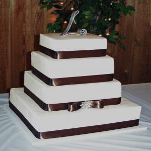 White Wedding Cake image