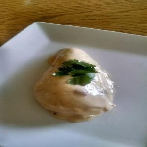 Chicken Breast with Creamy Mango Chipolte Sauce_image
