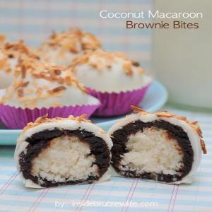 Coconut Macaroon Brownie Bites_image