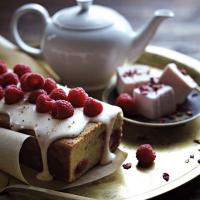 Iced Raspberry Loaf Cake_image