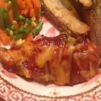 BBQ Bacon Wrapped Chicken with Cheddar_image