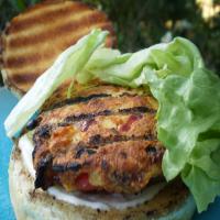 Super Healthy Tuna Burgers With Lemon Garlic Mayonnaise image