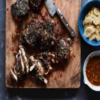 Jerk Chicken With Pickled Bananas_image