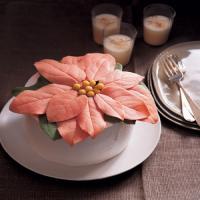 Orange Spice Cake with White Chocolate Poinsettia Topper_image
