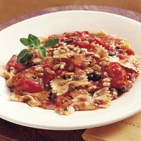 Pasta with Kalamata Olives and Roasted Cherry Tomato Sauce_image