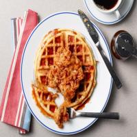 Sweet Hot Fried Chicken and Waffles image