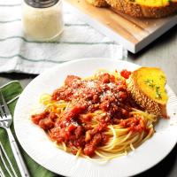Slow-Cooked Spaghetti Sauce image
