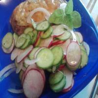 Pickled Radish Cucumber Salad image