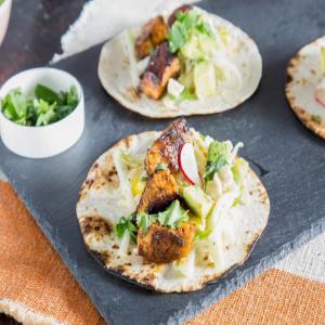 Fish Tacos with Ramen and Chayote Slaw_image