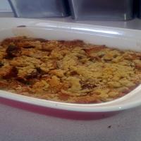Bread Pudding With Crumb Topping_image
