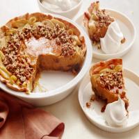 Apple-Pumpkin-Pecan Pie image