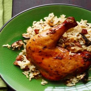 Hoisin-Glazed Roast Chicken image