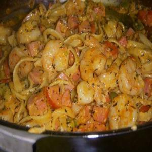 Cajun Shrimp & Sausage Pasta_image