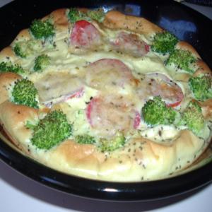 Baked Omelet With Broccoli & Tomato_image
