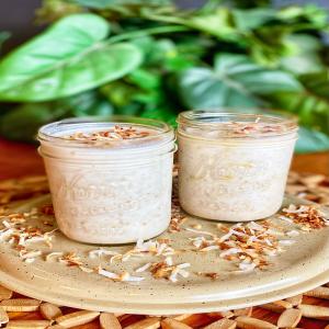 Coconut Overnight Oats with Protein Powder_image