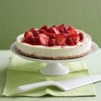 Lime, honey and strawberry cheesecake_image