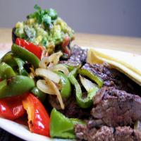 Grilled Skirt Steak With Avocado-Tomato Salsa_image