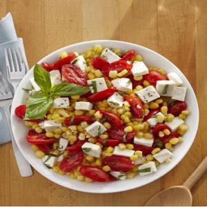 Fresh Corn, Tomato and Mozzarella Salad_image