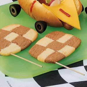 Checkered Flag Cookies image