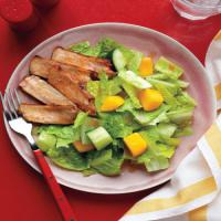 Cucumber and Mango Salad with Chili-Spiced Pork image