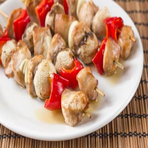 Chicken Shish Kabob With Pineapple Sauce_image
