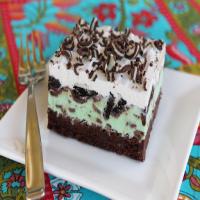 Mint Chip Ice Cream Brownie Squares Recipe - (4.3/5) image
