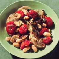 Olive Oil Roasted Tomatoes and Fennel with White Beans_image