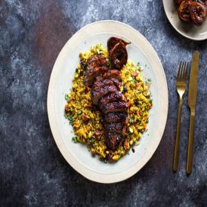Spiced Duck with Figs & Ruby Spiced Rice image