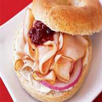 Cranberry-Turkey Bagel Sandwich image